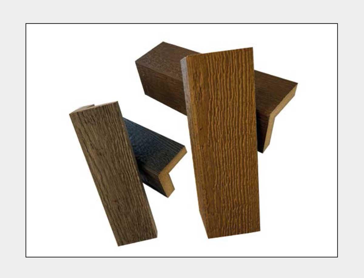 Nouveau : les moulures en bois composite reconstitué de Kaycan Naturetech.